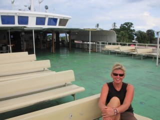 Op de boot/ on the ferry
