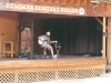 David op het podium/ David on stage