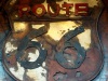 Oud bord/ old sign