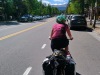 Fietsen door/ riding through Breckenridge
