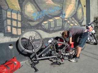 Lekke band/ flat tire