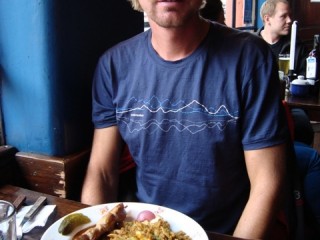 Nasi met sate/ Dutch/Indonesian food