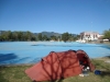 Kamperen naast giga zwembad/ camping next to huge pool