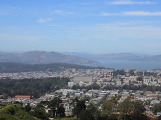 Uitzicht op/ view of Golden Gate bridge