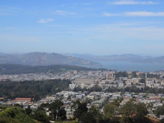 Uitzicht op/ view of Golden Gate bridge