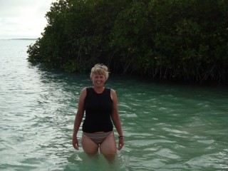 Linda,pelikaan en haai/ Linda, pelican and shark